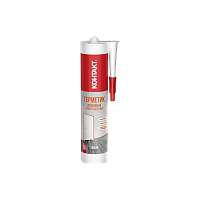 Герметик Контакт 280мл акриловый универсальный морозостойкий белый (1/12)