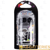 Наушники внутриканальные Smartbuy Color Trend черный (1/20/320)