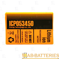 Аккумулятор Li-ion ET Б/УП 3.7V 950mAh 