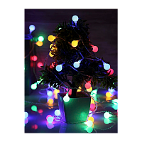 Гирлянда Космос 30LED 4.4м шарики нить 8 режимов ассорти (1/50)