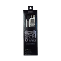 USB кабель REMAX RL-LA01 (IPhone 5/6/7/SE) (1M, 2.1A) Чёрный