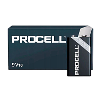 Батарейка Duracell Procell CONSTANT Крона 6LR61 БОКС10 Alkaline 9V (10/50) 