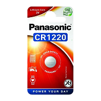 Батарейка Panasonic Power Cells CR1220 BL1 Lithium 3V (1/12)