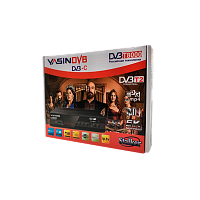 Приставка для цифрового ТВ YASIN T8000 DVB-T/T2 металл черный (1/60)