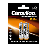 Аккумулятор бытовой Camelion HR6 AA BL2 NI-MH 2700mAh (2/24/384) 