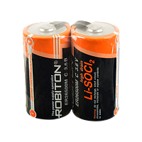 Батарейка ROBITON ER26500M-FT C высокотоковые с лепестковыми выводами SR2, в упак 10 шт 2/10/160