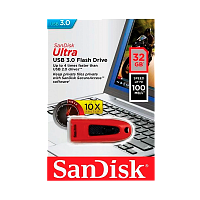 Флеш-накопитель SanDisk Ультра/ULTRA CZ48 32GB USB3.0 пластик красный 