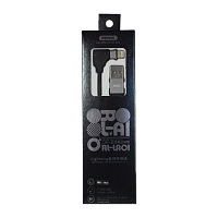 Кабель Remax RL-LA01 USB (m)-Lightning (m) 0.15м 2.1A черный
