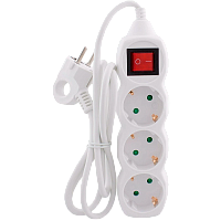 Удлинитель Старт ZDV S 3р.С/З 10A 1.5м с выкл. ПВС 3x0.75мм² белый (1/20)