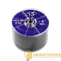 Диск DVD-RW VS 4.7GB 4x 50шт. cake box