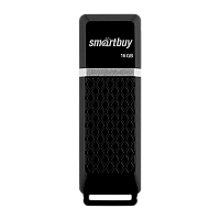 Флеш-накопитель Smartbuy Quartz 16GB USB2.0 пластик черный
