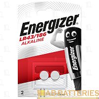 Батарейка Energizer G12/LR1142/LR43/386A/186 BL2 Alkaline 1.5V (2/20/200)