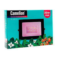 Прожектор светодиодный Camelion LFL-3005 ФИТО 30W IP65 черный (1/60)