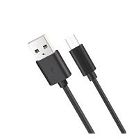 Кабель MORE CHOICE K13m USB (m)-microUSB (m) 1м 2.1A TPE черный (1/30/300)