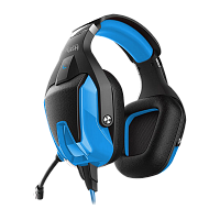 Наушники полноразмерные Smartbuy Rush BATTLE STATION с микр. игровые черный синий (1/20) 