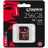 Карта памяти SD Kingston 256GB Class10 UHS-I (U3) 90 МБ/сек