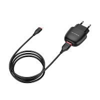 Сетевое З/У Borofone BA49A 1USB 2.1A черный (1/44/176) 