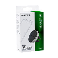 Держатель автомобильный Borofone BH8 в воздуховод магнит черный (1/160)
