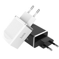 Сетевое З/У HOCO C42A 1USB 3.0A QC3.0 белый (1/21/126)