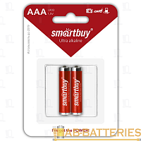 Батарейка Smartbuy LR03 AAA BL2 Alkaline 1.5V (2/24/240) 