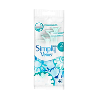 Бритва одноразовая Gillette "VENUS Simply 2 (Satin Care)" 2 лезвия ENG 4шт. (1/12) 