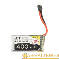 Аккумулятор ET LP752035-20C Li-Pol, 3.7В, 400мА (1/20)