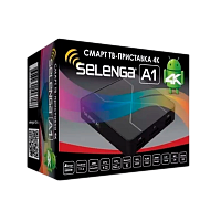 СМАРТ ТВ-приставка Selenga A1 Android 7.1.2 4К черный (1/20)