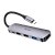 USB-Хаб HOCO HB27 3USB/Type-C/HDMI Type-C (m) USB3.0 серый (1/18/180)