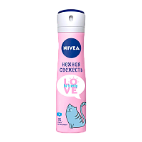 Дезодорант женский Nivea Нежная Свежесть Deo спрей 150мл (1/6) 