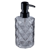 Дозатор для жидкого мыла Рыжий кот CRYSTALITE серый