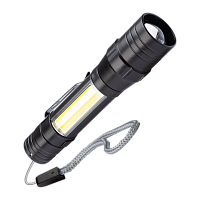 Фонарь универсальный Космос 113Lit 5W LED+COB от аккумулятора IP53 3 режима+ZOOM черный (1/72/144)