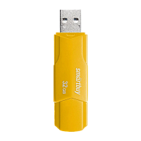Флеш-накопитель Smartbuy Clue 32GB USB2.0 пластик желтый