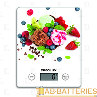 Весы кухонные Ergolux ELX-SK02-С14 электронные 5кг ассорти (1/20)