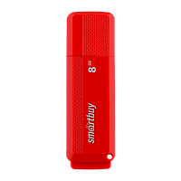 Флеш-накопитель Smartbuy Dock 8GB USB2.0 пластик красный 