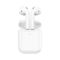 Наушники вставные HOCO EW01 Plus bluetooth 5.0 с микр. белый (1/21/126)
