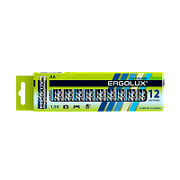 Батарейка Ergolux LR6 AA BL12 Alkaline 1.5V (12/720)