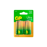 Батарейка GP ULTRA G-Tech LR20 D BL2 Alkaline 1.5V (2/20/160)
