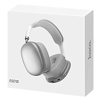 Наушники полноразмерные HOCO ESD15 bluetooth 5.0 с микр. серебряный (1/36) 