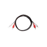 Кабель ENERGY POWER 2xRCA (m)-2xRCA (m) 1.5м ПВХ черный в пакете (1/1000)