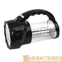 Фонарь туристический Облик 6007 28LED от аккумулятора черный