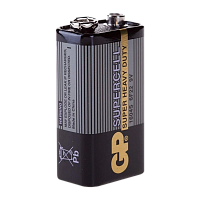 Батарейка GP Supercell Крона 6F22 Shrink 1 Heavy Duty 9V (1/10/500)