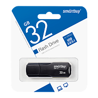 Флеш-накопитель Smartbuy Clue 32GB USB3.1 пластик черный