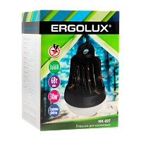 Светильник антимоскитный Ergolux MK-007 6W 220V E27 IP44 (1/40)
