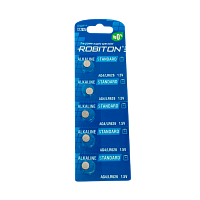 Батарейка ROBITON STANDARD R-AG4-0-BL5 (0% Hg) AG4 LR626 377 LR66 BL5
