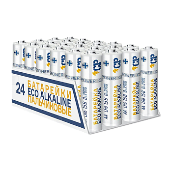 Батарейка Crazy Power Eco LR6 AA BOX24 Alkaline 1.5V (24/576)