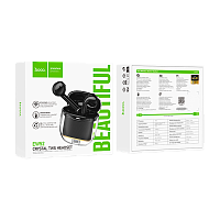 Наушники вставные HOCO EW52 bluetooth 5.3 с микр. черный (1/20/200)
