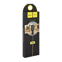 Кабель HOCO X20 USB (m)-microUSB (m) 2м 2.0A ПВХ черный (1/30/300)