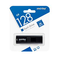Флеш-накопитель Smartbuy Fashion 128GB USB3.1 пластик черный 