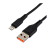 *Кабель GoPower GP01L-2M USB (m)-Lightning (m) 2.0м 2.4A черный (1/200/800) 