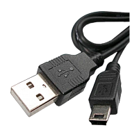 Кабель Гарнизон USB (m)-miniUSB (m) 1м силикон черный (1/200)